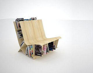 Cool Idea: A Bookshelf and a Bench 